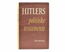 François Genoud:  Hitlers politiske testamente.   thumbnail