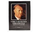 Vidkun Quislings forsvarstale i lagmannsretten september 1945.  thumbnail