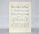 Bombträffar i Gestapos Oslo-högsäte. thumbnail