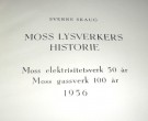 Sverre Skaug: Moss Lysverkers historie.  thumbnail