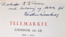 Karsten Baardseth: Telemarkfe gjennom 100 år. Signert thumbnail