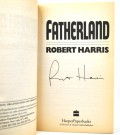 Robert Harris: Fatherland.  Signert  thumbnail