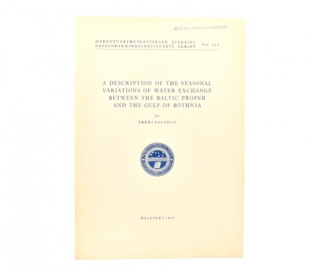 Erkki Palosuo: A Descriftion of the Seasonal Variations of...