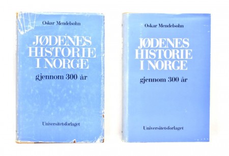 Jødenes historie i Norge gjennom 300 år. 65/150 Ded./sign.