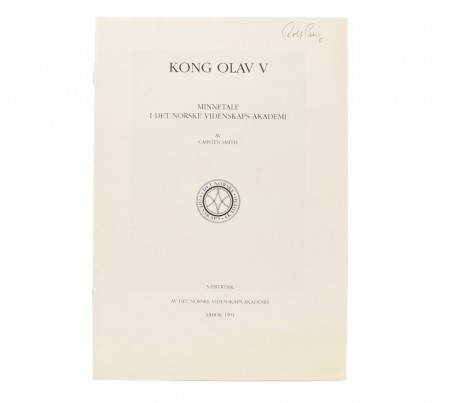 Carsten Smith: Kong Olav V. 