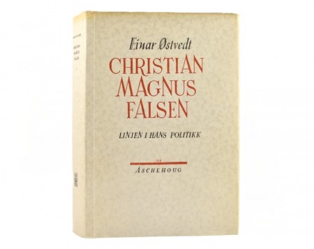 Einar Østvedt: Christian Magnus Falsen.  