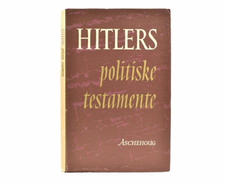 François Genoud:  Hitlers politiske testamente.  