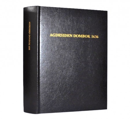 Agdesiden dombok 1636.