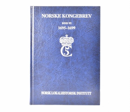 Norske kongebrev med innlegg.  Regester.  Bind VI.