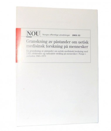 NOU Norges offentlige utredninger 2003: 33