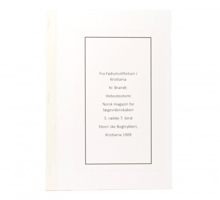 Kr. Brandt: Hebosteotomi.  