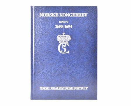 Norske kongebrev med innlegg.  Regester.  Bind V.
