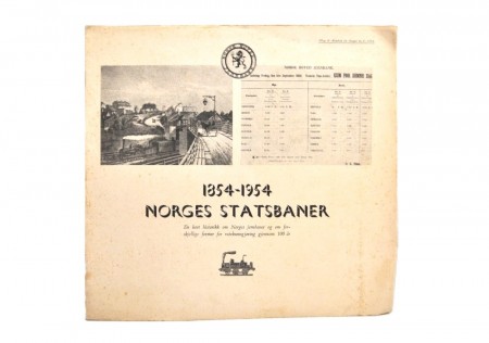 1854 - 1954 Norges Statsbaner.