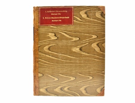 Friedrich Klopstock:  Ode an den König + G. H. F.  Trost der Ewigkeit...