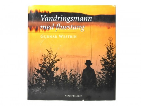 Gunnar Westrin: Vandringsmann med fiskestang. 