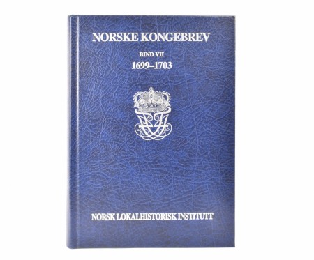 Norske kongebrev med innlegg.  Regester.  Bind VII.