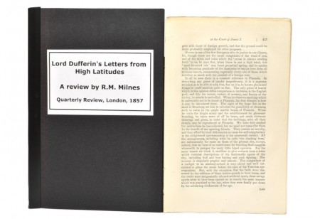 R. M. Milnes:  Letters from High Latitudes;
