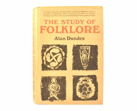 Alan Dundes:  The Study of Folklore.