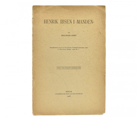 Halvdan Koht: Henrik Ibsen i »Manden«