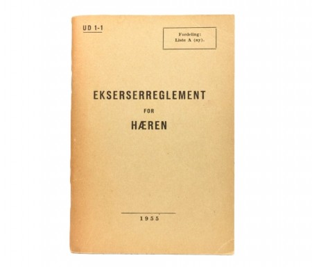 Ekserserreglement for hæren.