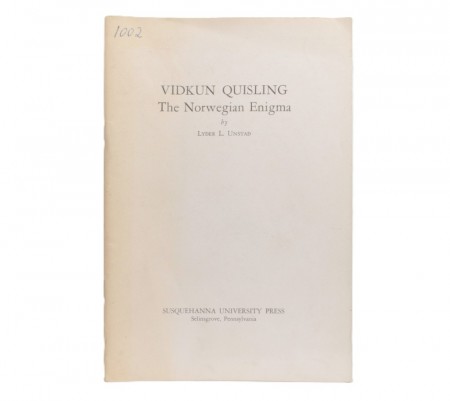 Lyder Unstad: Vidkun Quisling.  