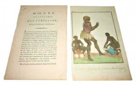 Originalt kobberstikk med samtidig håndkolorering. Utgitt i Paris 1780.