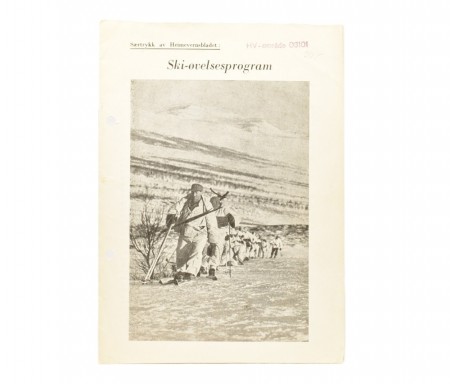 Ski-øvelsesprogram. 