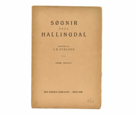 J. E. Nielsen: Søgnir fraa Hallingdal. 