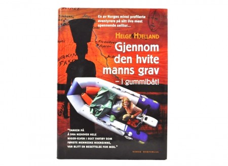 Gjennom den hvite manns grav- i gummibåt.
