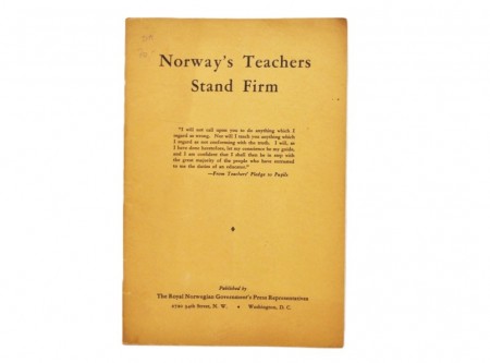 Norway`s Teachers Stand Firm.  