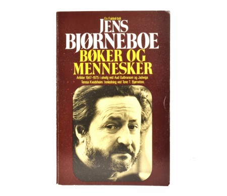 [Jens Bjørneboe] Bøker og mennesker. 