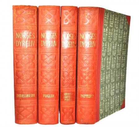 Norges dyreliv. Bind I - IV.