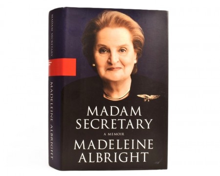 Madeleine Albright with Bill Woodward: Madam Secretary.  Signert.